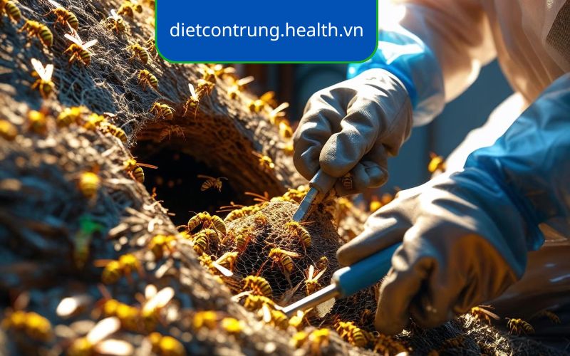 Phá Tổ Ong Vò Vẽ An Toàn Tại Nhà - Hướng Dẫn Cụ Thể