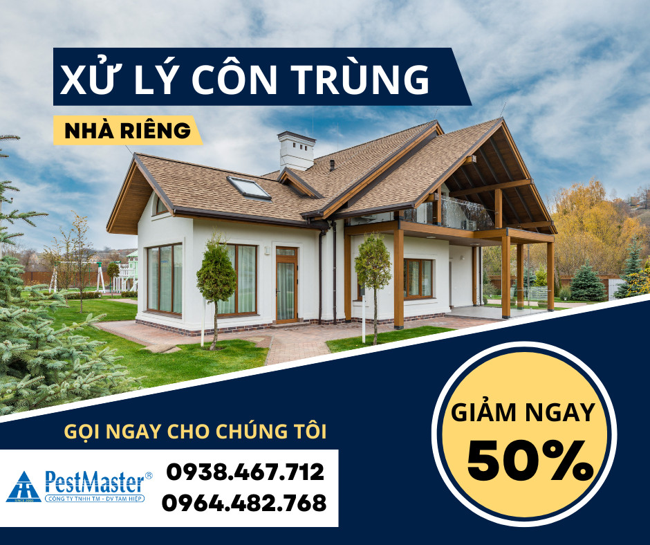 Dịch vụ xử lý kiểm soát côn trùng cho nhà riêng